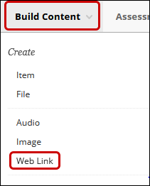 Use a Web Link