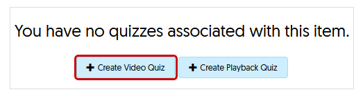 Create video quiz