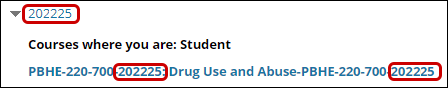 semester code