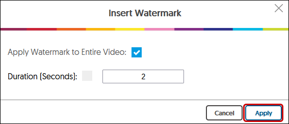 edit duration of watermark