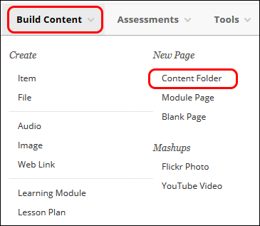 Build Content Folder