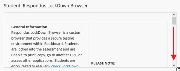 LockDown Browser box